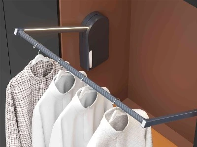 Elevating wardrobe pole Elevating wardrobe pole